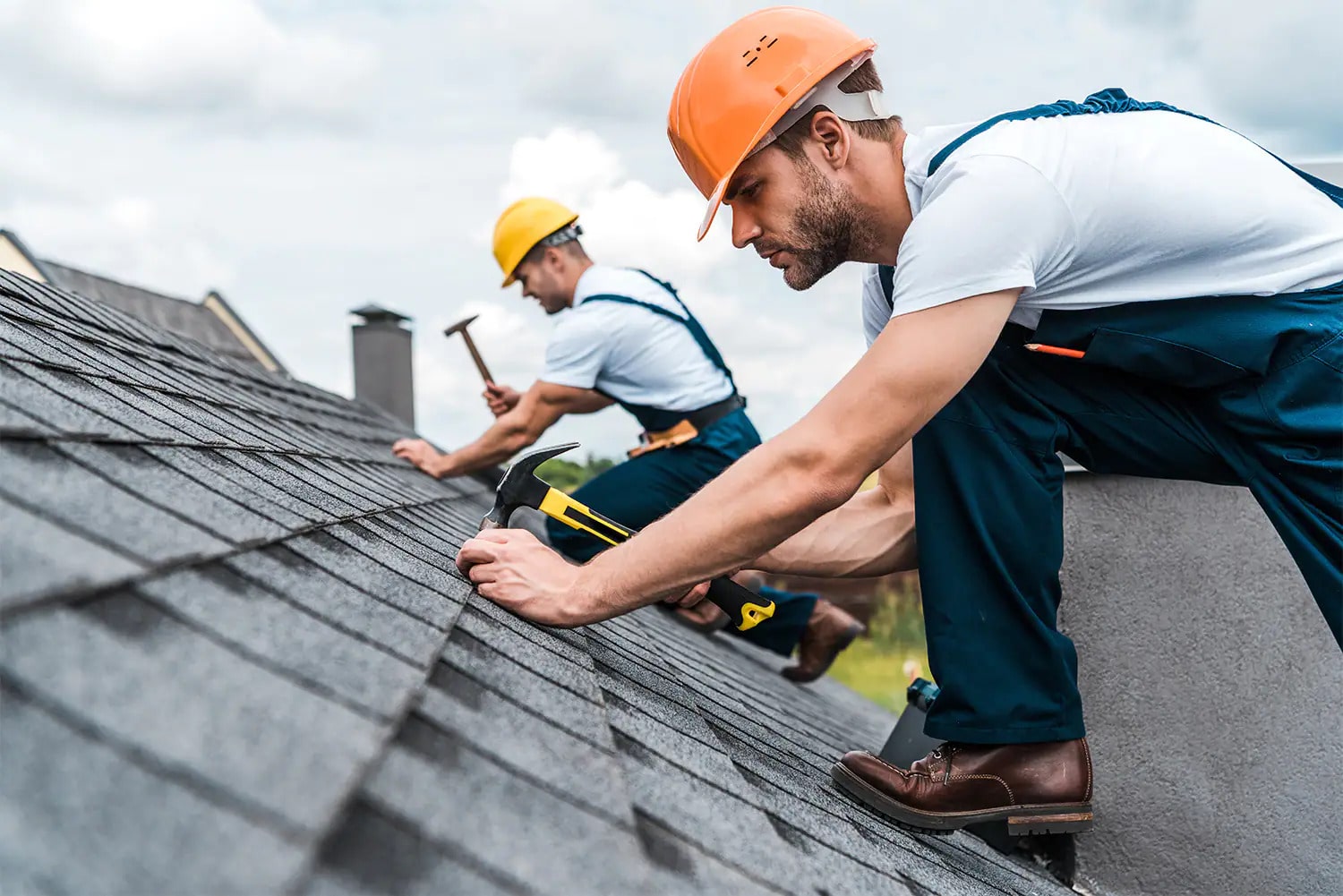 Men working on roof min